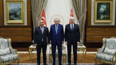 Cumhurbaşkanı Recep Tayyip Erdoğan, Kırgızistan Meclis Başkanı Nurlanbek Turgunbek uulu’yu