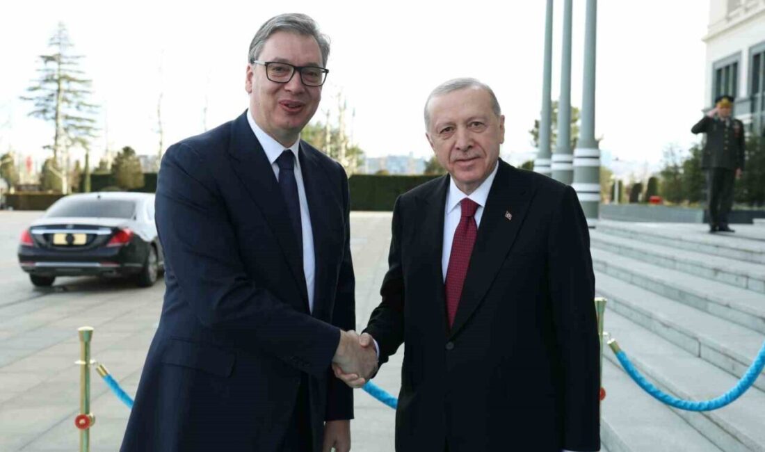 Cumhurbaşkanı Recep Tayyip Erdoğan, Sırbistan Cumhurbaşkanı Aleksandar Vucic ile Cumhurbaşkanı