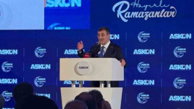 Cumhurbaşkanı Yardımcısı Cevdet Yılmaz, ASKON’un iftar programında yaptığı konuşmada küresel