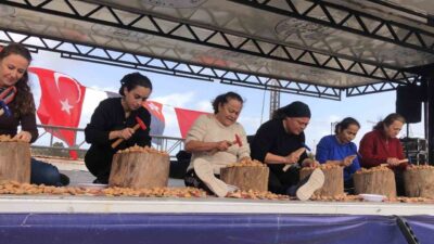 Muğla’nın Datça ilçesinde düzenlenen 7. Badem Çiçeği Festivali, konserlerden yarışmalara