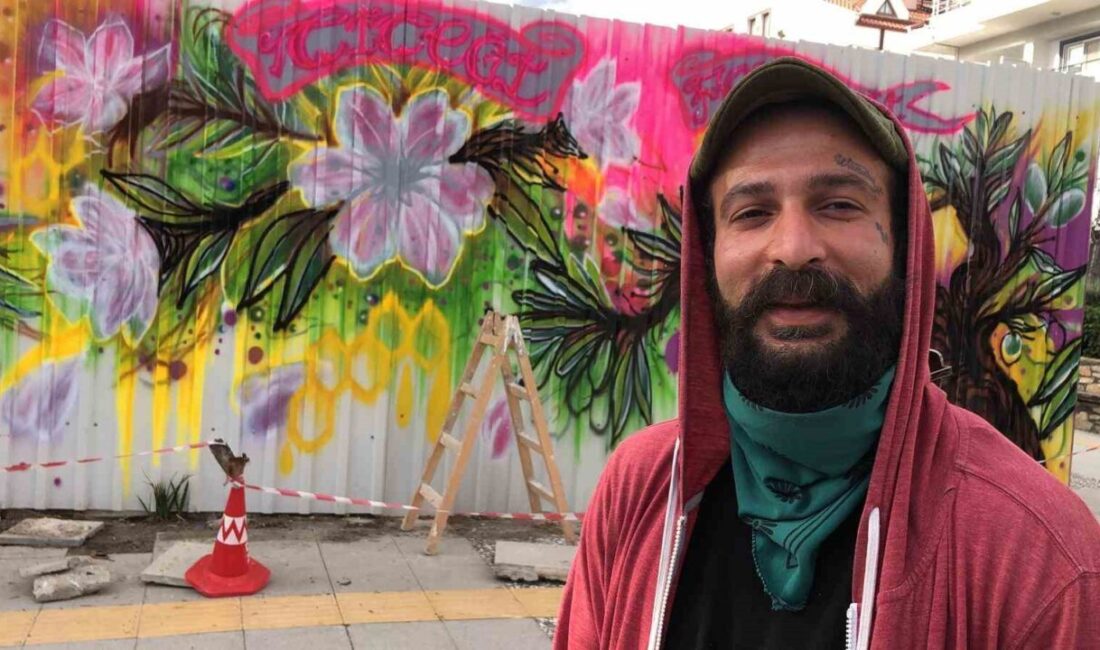 Muğla’nın Datça ilçesinde yapımı devam eden İsmet Tekinalp İlkokulu’nun dış