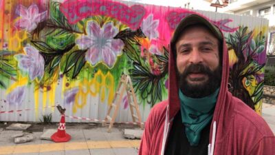 Muğla’nın Datça ilçesinde yapımı devam eden İsmet Tekinalp İlkokulu’nun dış