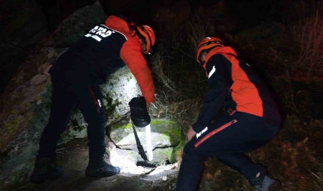 Karaman’da 3 kişi define bulmak amacıyla girdikleri sarnıçta halatın kopması