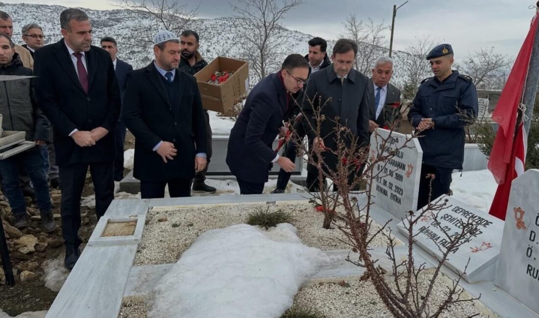 Adıyaman’ın Sincik ilçesinde Kahramanmaraş merkezli depremlerin 3. yıl dönümü dolayısıyla