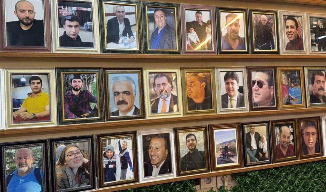 Adıyaman’da deprem şehitlerinin fotoğrafları 3 yıldır bir çay ocağının duvarında