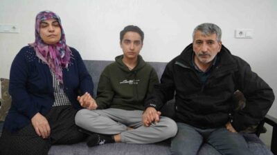 Gaziantep’in Nurdağı ilçesinde 6 Şubat 2023’teki depremde annesini, babasını ve