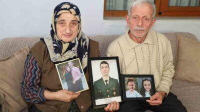 6 Şubat 2023 depreminde Bafralı Uzman Çavuş Yasin Aslan, eşi