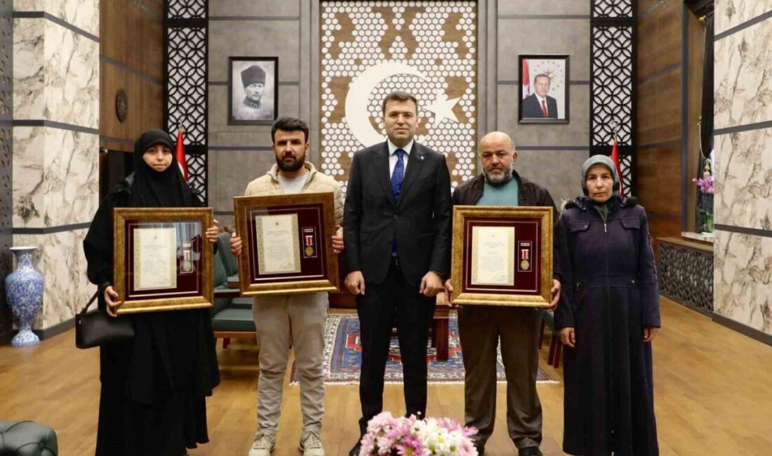 Cumhurbaşkanı tarafından tevcih edilen Türkiye Cumhuriyeti Devlet Övünç Madalyaları, şehit