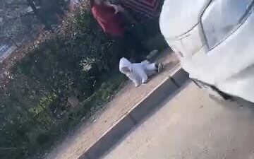 Bursa’nın Yıldırım ilçesinde dilenci kadınlar arasında çıkan kavga, kameraya yansıdı.