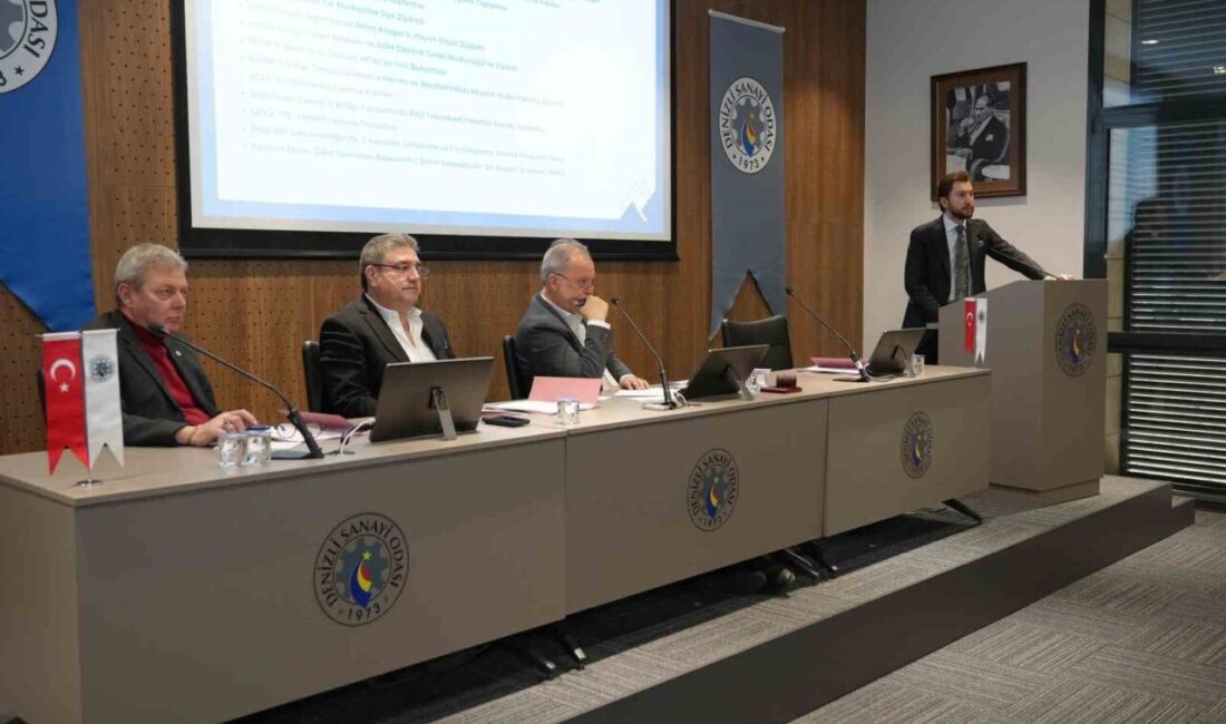 Denizli Sanayi Odası (DSO) Şubat Ayı Olağan Meclis Toplantısı üyelerinin