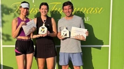 Dubai’de düzenlenen Double Mix (kadın + erkek karma takım) Tenis