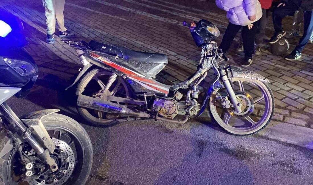 Bursa’nın İnegöl ilçesinde polisin dur ihtarına uymayan sürücü kovalamaca sonucu