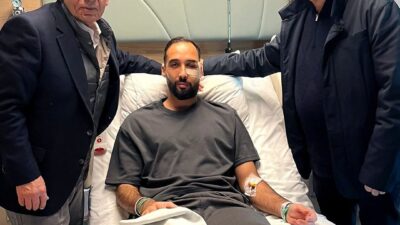 Galatasaray Başkanı Dursun Özbek, İstanbulspor Başkanı Ecmel Faik Sarıalioğlu ile