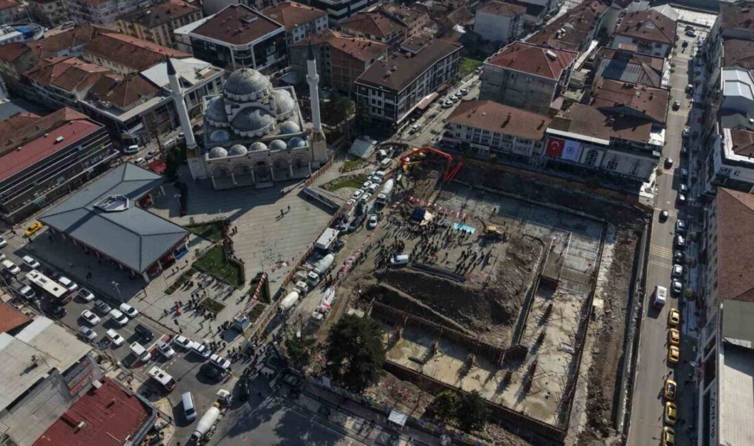 Düzce Belediyesi tarafından yapılacak olan Cedidiye Kent meydanının 2. Etap