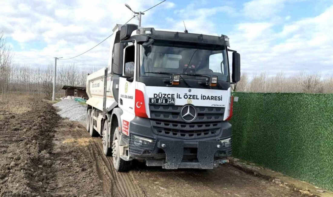 DÜZCE (İHA) – Düzce İl Özel İdaresi Yol ve Ulaşım