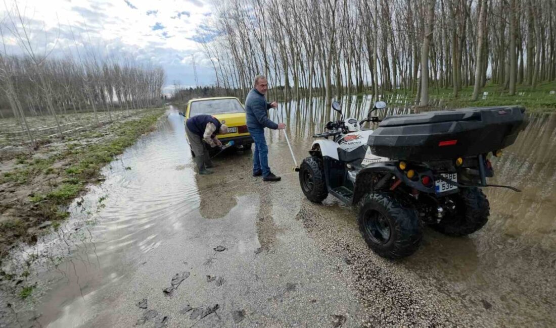 Edirne’de yaşanan su taşkınlarının ardından ortaya çıkan ilginç görüntüler dikkat