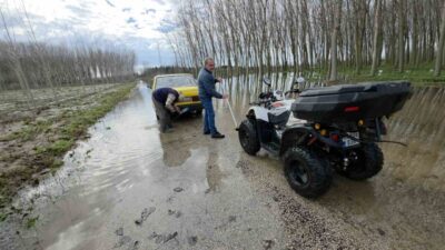 Edirne’de yaşanan su taşkınlarının ardından ortaya çıkan ilginç görüntüler dikkat