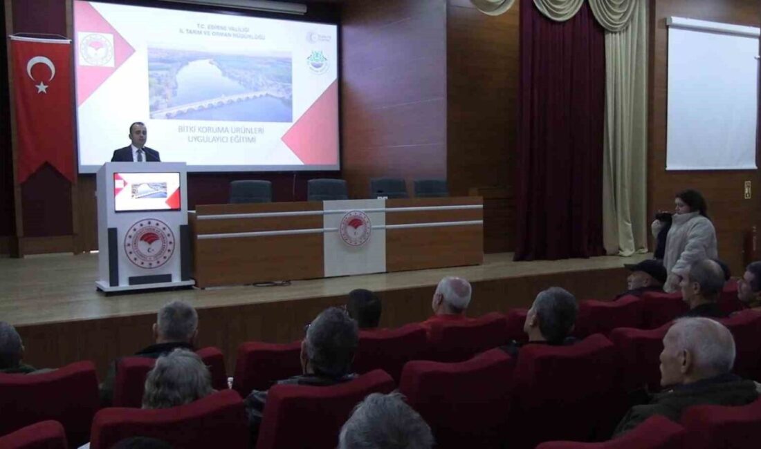 Edirne İl Tarım ve Orman Müdürlüğü öncülüğünde üreticilere yönelik Bitki