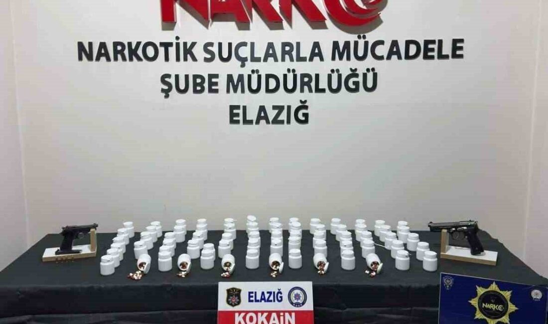 Elazığ İl Emniyet Müdürlüğü Narkotik ekiplerince düzenlenen uyuşturucu operasyonunda 802