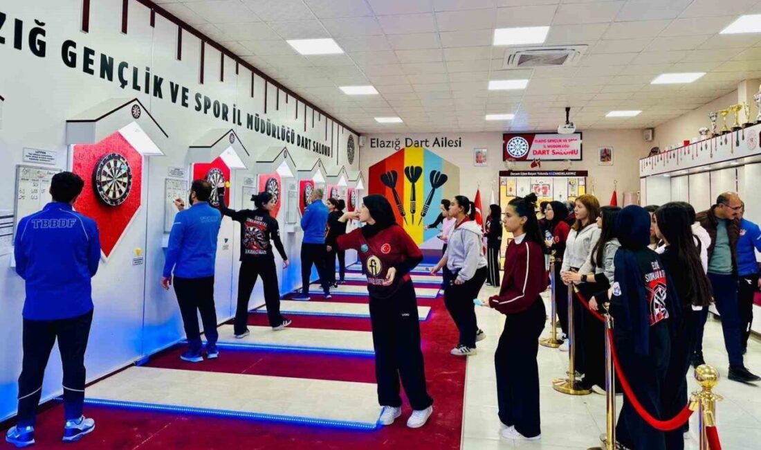 Elazığ’da Okul Sporları Dart Mahalli Müsabakaları sona erdi. 2025-2026 Eğitim