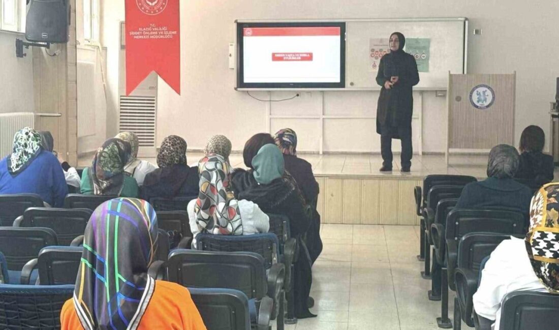 Elazığ’da Halk Eğitim Merkezi kursiyerlerine yönelik farkındalık eğitimi verildi. Elazığ