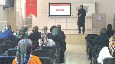 Elazığ’da Halk Eğitim Merkezi kursiyerlerine yönelik farkındalık eğitimi verildi. Elazığ