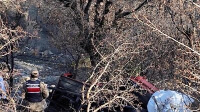 Elazığ’ın Arıcak ilçesinde patpat motorun uçuruma yuvarlanması sonucu meydana gelen