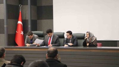 Elazığ’da düzenlenen mutat toplantısında din görevlileri bir araya gelerek Ramazan