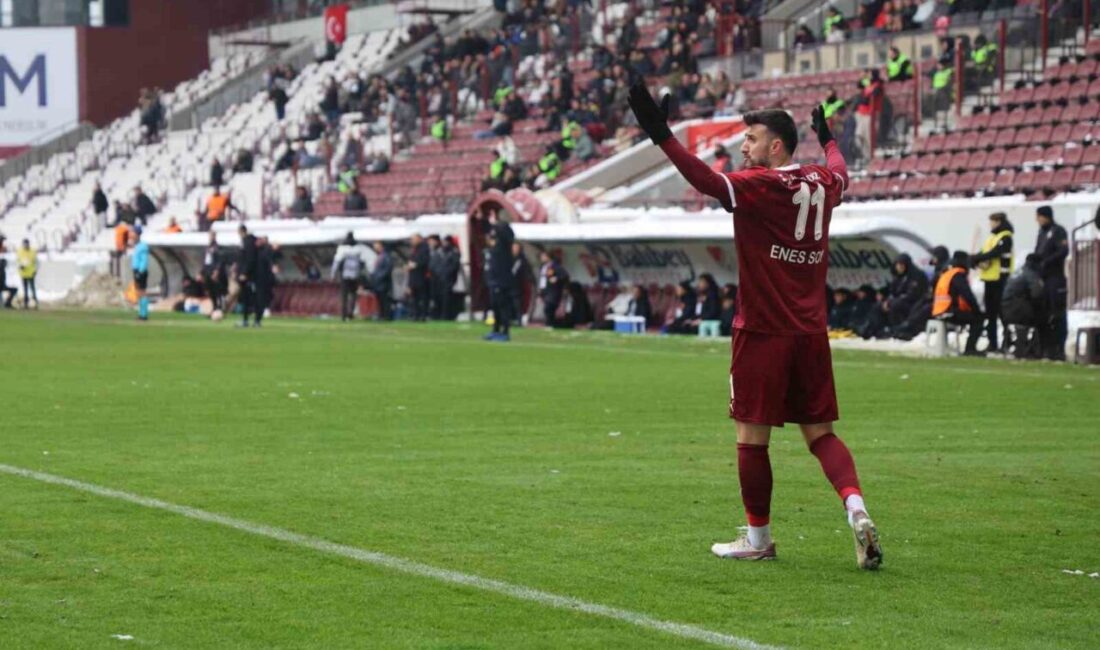Elazığspor’da, Karacabey Belediyespor maçında sakatlanan Enes Soy, Karaman FK maçı