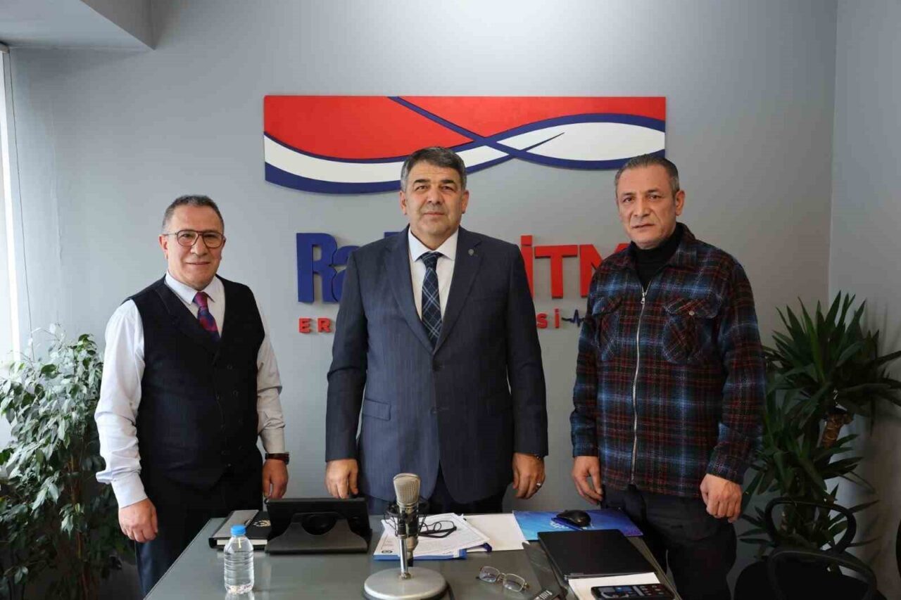 Erzurum Emniyet Müdürü Onur Karaburun, Radyo Ritim’de Gazeteciler Mesut Gülrek