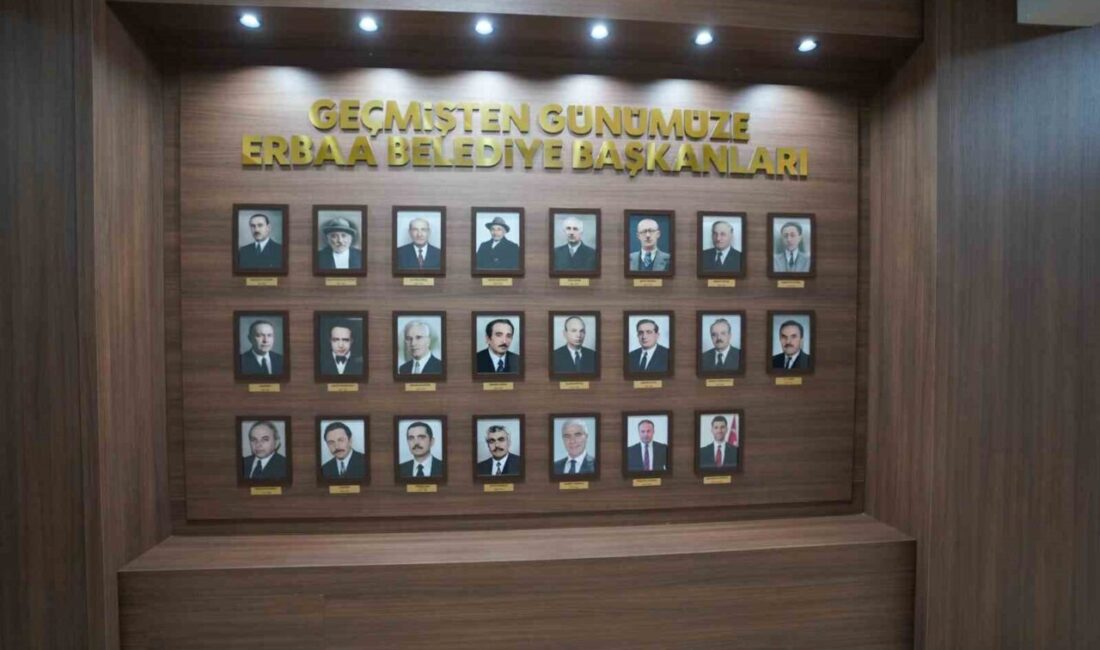 Erbaa Belediyesi, 1915’ten bugüne kadar görev yapan 23 başkanın yer