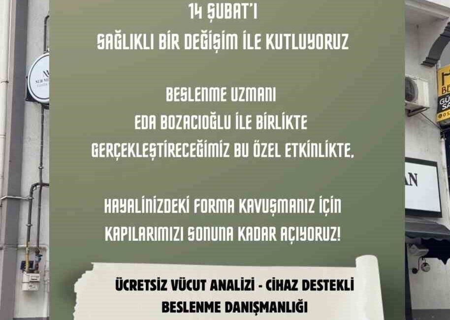 Zonguldak’ın Ereğli ilçesi 14 Şubat’ta sağlıklı yaşam temalı özel bir