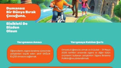 Erzurum İl Sağlık Müdürlüğü’nün hazırladığı, çocuk ve gençlerde sigara karşıtı