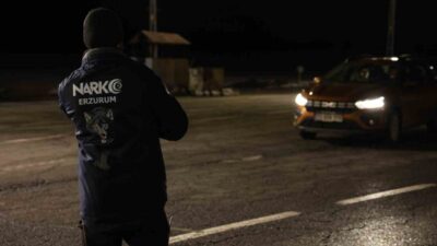 Erzurum Emniyet Müdürlüğü Narkotik Suçlarla Mücadele Şube Müdürlüğü, bir ay