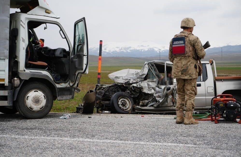 Erzurum’da Ocak ayında, jandarma bölgesinde meydana gelen trafik kazalarında 19