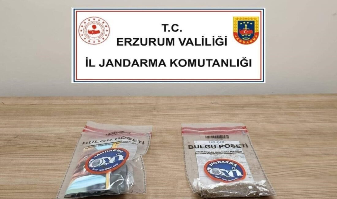 Jandarma ekipleri Erzurum’da narkotik operasyonlarına hız kesmeden devam ediyor. Erzurum