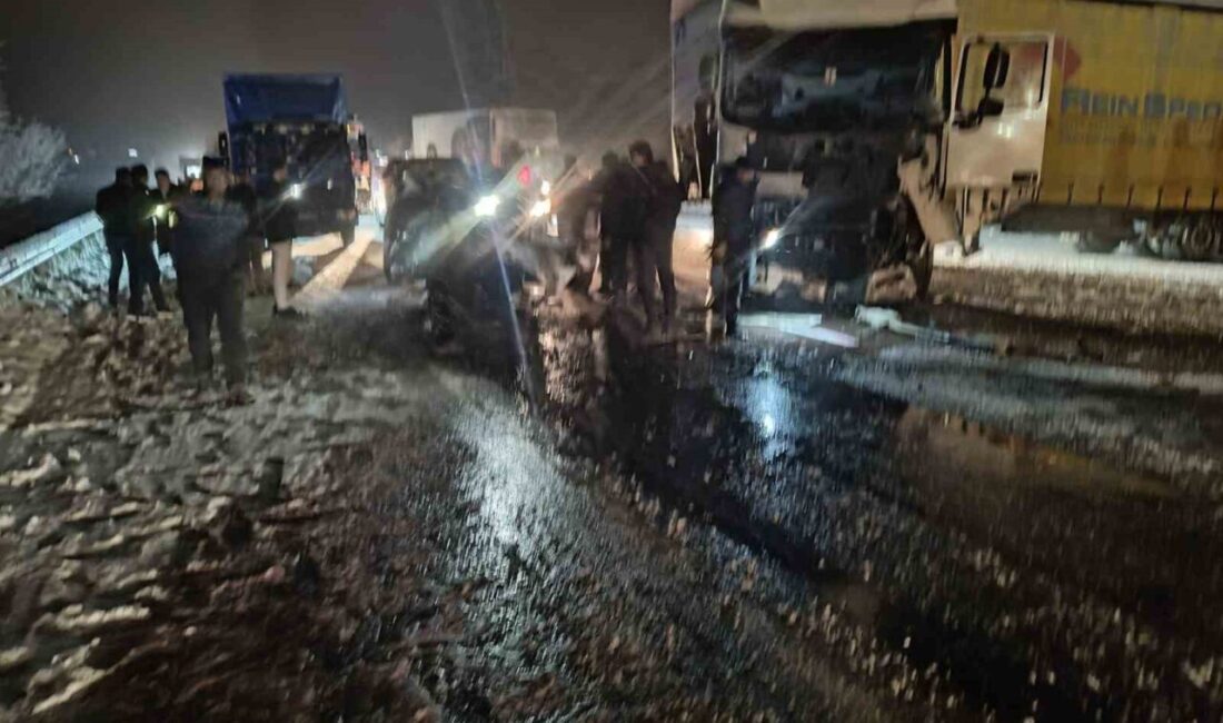 Erzurum’da meydana gelen trafik kazasında ilk belirlemelere göre 4 kişi