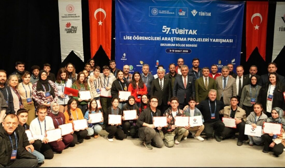 Lise Öğrencileri Araştırma Projeleri Yarışması Bölge Finali Trabzon’da gerçekleştirildi. Erzurum