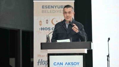 Esenyurt Belediye Başkan Vekili Can Aksoy, gençlik iftarında yaptığı konuşmada