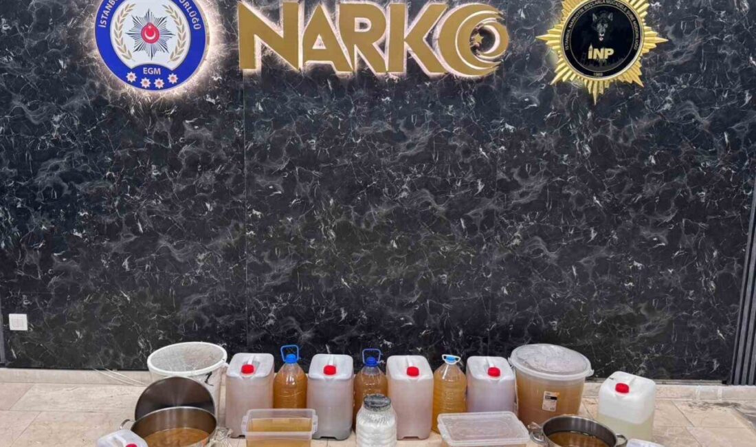 İstanbul’un Esenyurt ilçesinde düzenlenen operasyonlarda 154 kilo 650 gram metamfetamin