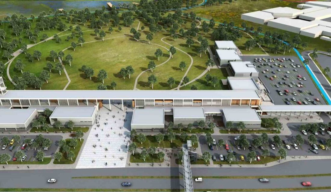 Kocaeli Büyükşehir Belediyesince eski İnterteks Fuar Alanı’nda inşa edilen Sosyal