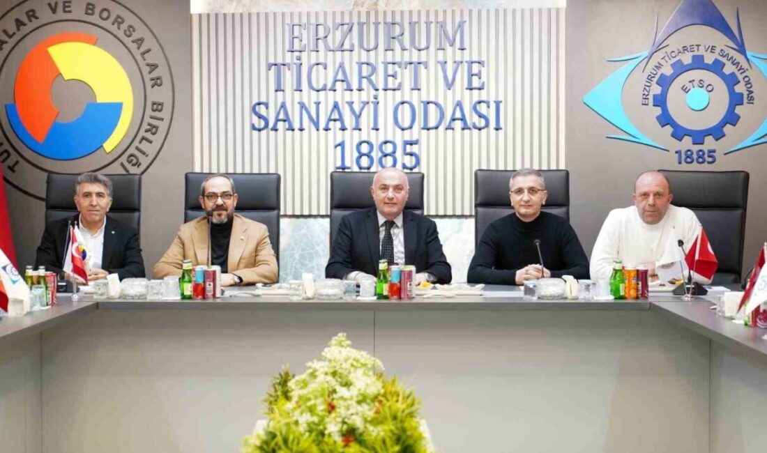 Erzurum Ticaret ve Sanayi Odası (ETSO) Yönetim Kurulu, haftalık olağan