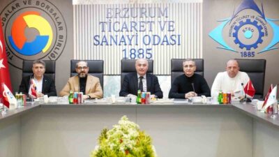 Erzurum Ticaret ve Sanayi Odası (ETSO) Yönetim Kurulu, haftalık olağan