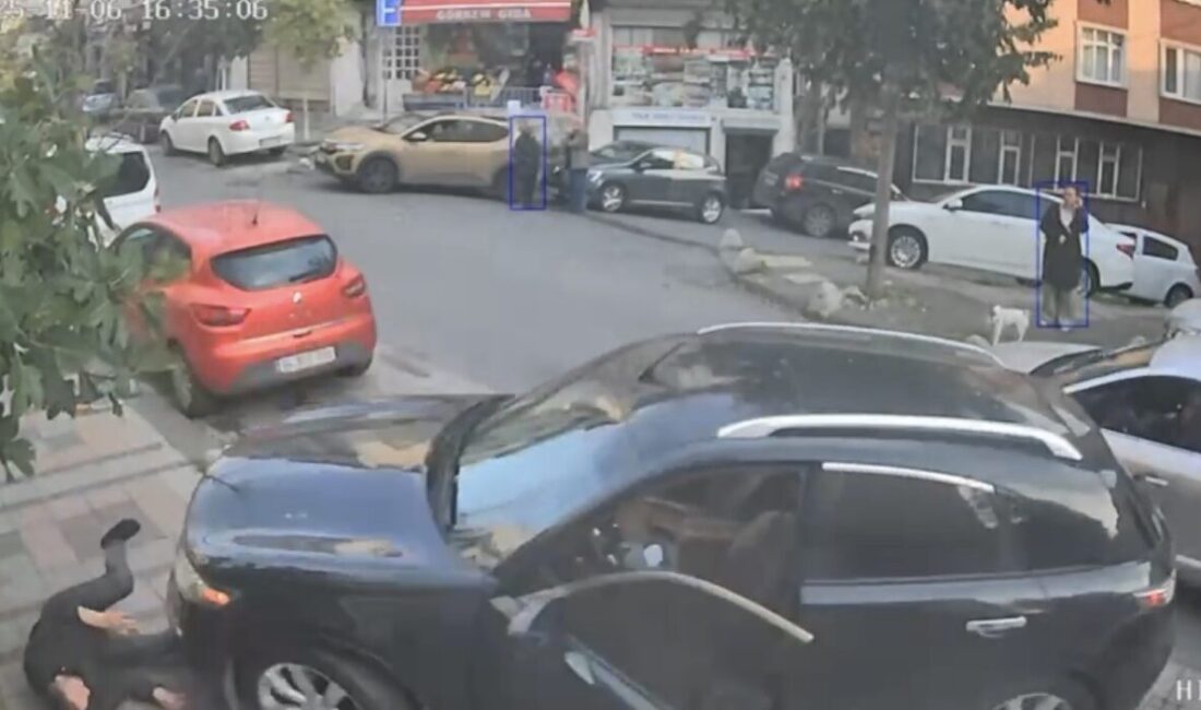 Kağıthane’de aracıyla geri manevra yapmak isteyen 48 yaşındaki sürücü, aracından