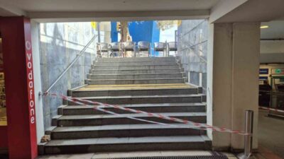 Muğla’nın Bodrum ilçesinde bulunan Oasis Alışveriş Merkezi, fırtınanın ardından ortaya