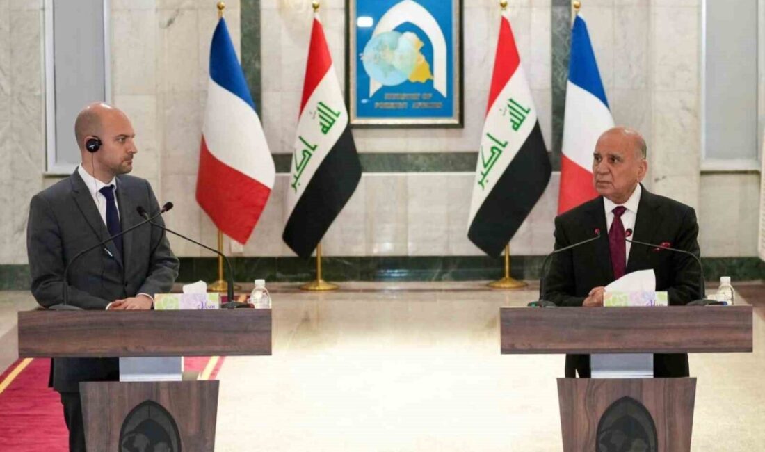 Fransa Dışişleri Bakanı Jean-Noel Barrot, resmi ziyaret kapsamında geldiği Irak’ta