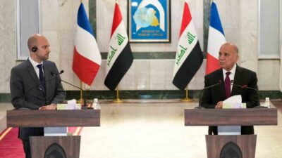 Fransa Dışişleri Bakanı Jean-Noel Barrot, resmi ziyaret kapsamında geldiği Irak’ta
