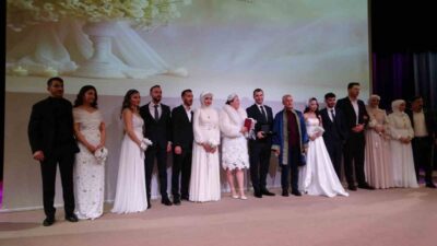 Şahinbey Belediyesi’nde 14 Şubat Sevgililer Günü dolayısıyla 62 çift dünya