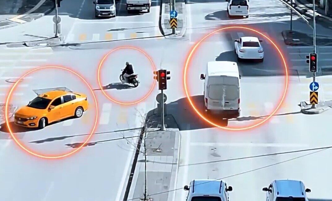 Gaziantep’te son bir hafta içerisinde kırmızı ışık ihlali yaptığı tespit