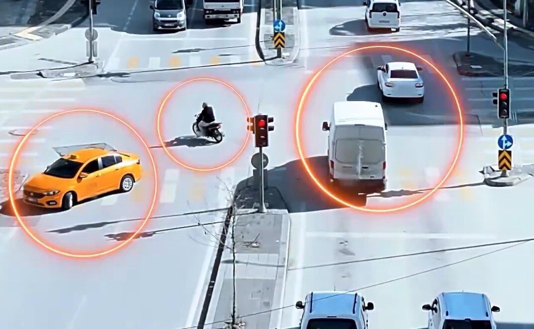 Gaziantep’te son bir hafta içerisinde kırmızı ışık ihlali yaptığı tespit